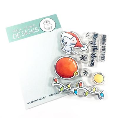 Gerda Steiner Clear Stamps - Balancing Mouse